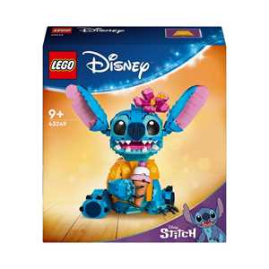 Giocattolo LEGO Disney 43249 Stitch, Gioco per Bambini 9+, Personaggio da Costruire con Parti Mobili, Idea Regalo Divertente dal Film LEGO