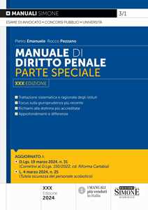 Libro Manuale di diritto penale. Parte speciale Pietro Emanuele Rocco Pezzano